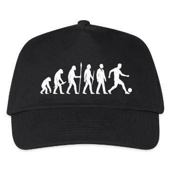 Evolution of Football - Kinder Basecap - Schwarz - Vorne
