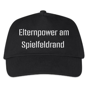 Parent power on the sidelines - Kids’ Baseball Cap - black - Front