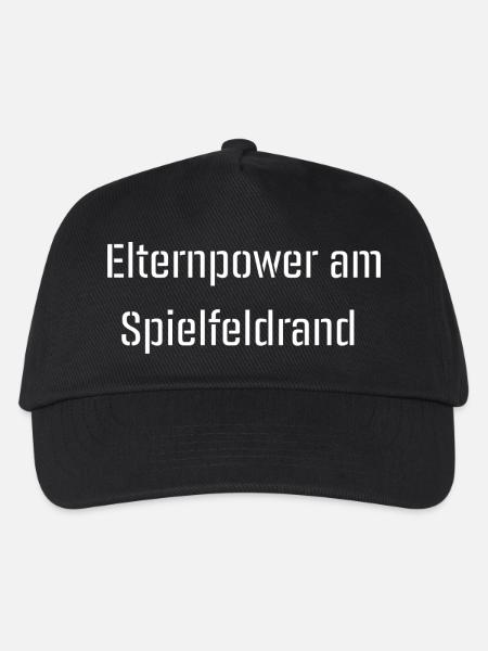 Elternpower am Spielfeldrand - Kinder Basecap - Schwarz