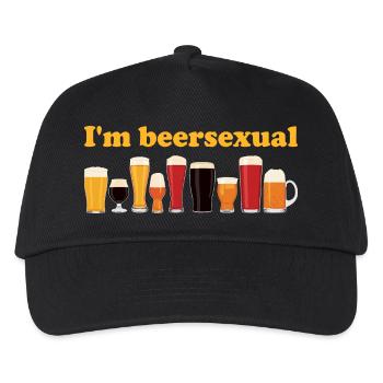 I'm Beersexual Drinking Beer Lovers - Kids’ Baseball Cap - black - Front