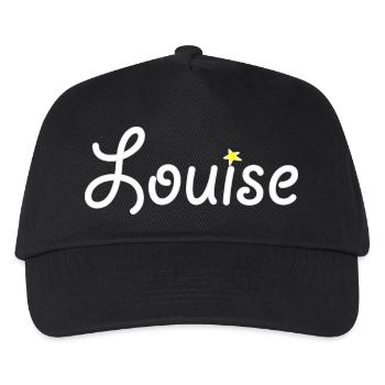 Louise - Kinder Basecap - Schwarz - Vorne