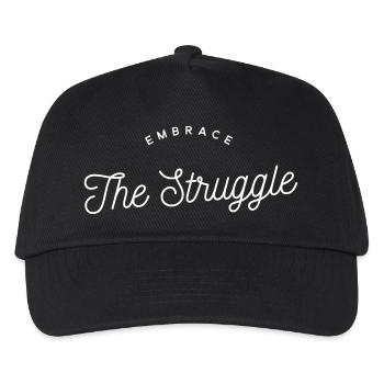 Embrace The Struggle - Motivation Retro White - Kids’ Baseball Cap - black - Front