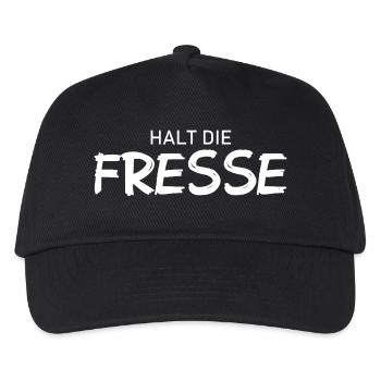 Shut Up - Cool Saying - Kids’ Baseball Cap - black - Front