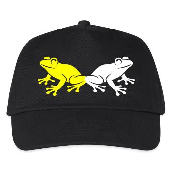 Grenouille Crapaud - Casquette de baseball Enfant - noir - Devant