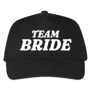 Team Bride - Kinder Basecap - Schwarz - Vorne