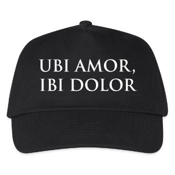 Ubi amor, ibi dolor - Kids’ Baseball Cap - black - Front