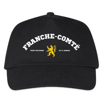 Franche Comte Pour Toujours Et A Jamais T-Shirt... - Casquette de baseball Enfant - noir - Devant