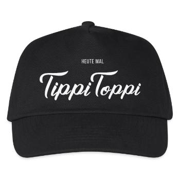 Heute mal TippiToppi - Kinder Basecap - Schwarz - Vorne