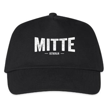 MITTE Ostberlin - Kinder Basecap - Schwarz - Vorne