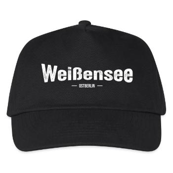 Weissensee Ostberlin - Kinder Basecap - Schwarz - Vorne
