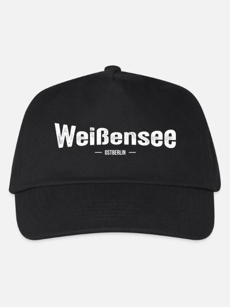 Weissensee Ostberlin - Kinder Basecap - Schwarz