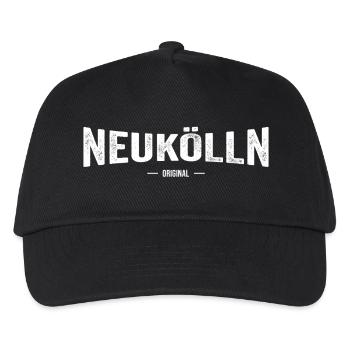 Neukölln Original - Kinder Basecap - Schwarz - Vorne