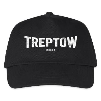 Treptow Ostberlin - Kinder Basecap - Schwarz - Vorne