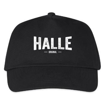 Halle Original - Kinder Basecap - Schwarz - Vorne