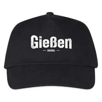 Gießen Original - Kinder Basecap - Schwarz - Vorne
