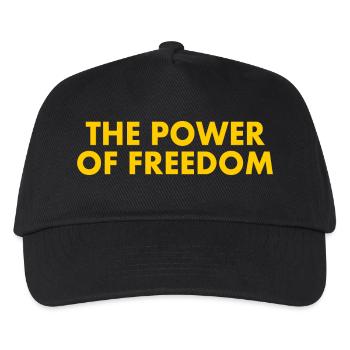 The power of freedom - Kids’ Baseball Cap - black - Front