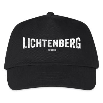 Lichtenberg Ostberlin - Kinder Basecap - Schwarz - Vorne