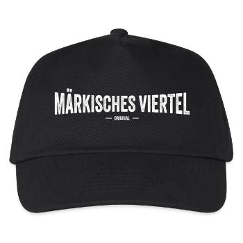 Märkisches Viertel - Kinder Basecap - Schwarz - Vorne