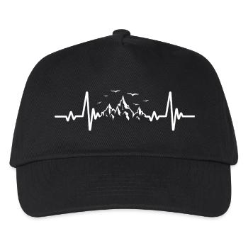 Heart of the mountains - Kids’ Baseball Cap - black - Front