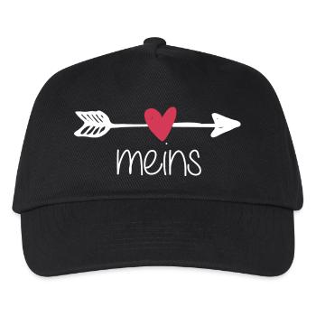 Die/Der ist meins. Finger weg! - Kinder Basecap - Schwarz - Vorne