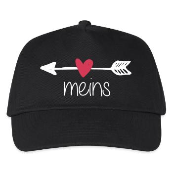 Die/Der ist meins. Finger weg! - Kinder Basecap - Schwarz - Vorne