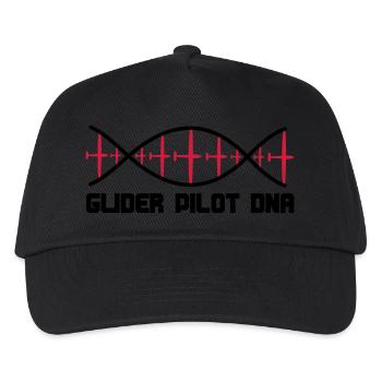 dna planeur - Casquette de baseball Enfant - noir - Devant