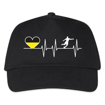 Dortmund Fußball Herzschlag | Herz | Fans Geschenk - Casquette de baseball Enfant - noir - Devant