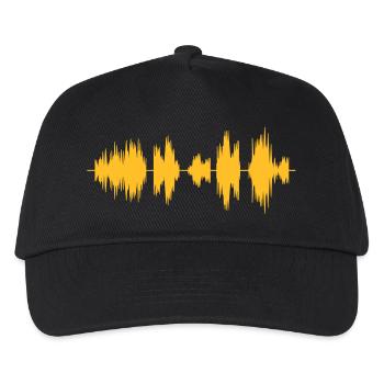Graphique Son - Casquette de baseball Enfant - noir - Devant
