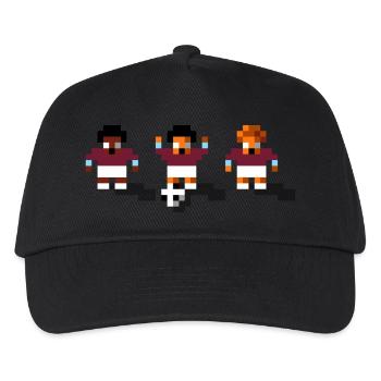 Soccer Claret and Blue alternative - Kids’ Baseball Cap - black - Front