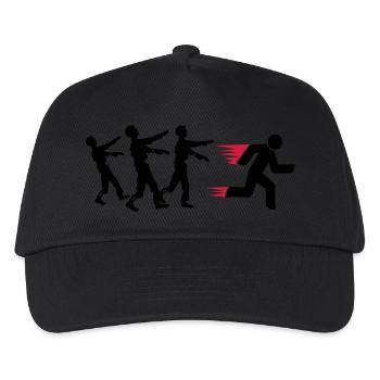 Run From Zombies - Kids’ Baseball Cap - black - Front