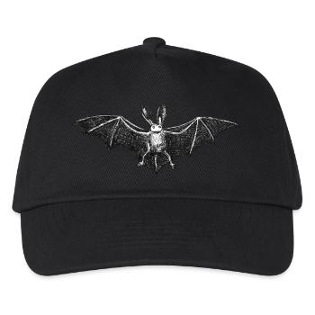 Bat - Kids’ Baseball Cap - black - Front