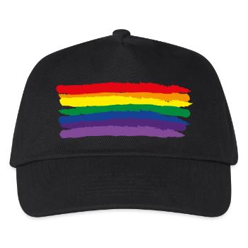Rainbow Flag & colors - Kids’ Baseball Cap - black - Front