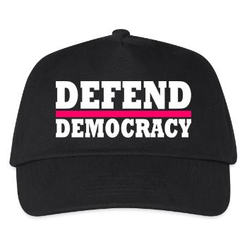 Defend democracy - Kids’ Baseball Cap - black - Front