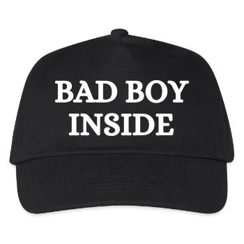 Stilvolles Statement mit rebellischem Flair - Kinder Basecap - Schwarz - Vorne