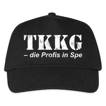 TKKG Die Profis In Spe Weiß - Kinder Basecap - Schwarz - Vorne