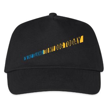 only talking to dog - Kids’ Baseball Cap - black - Front