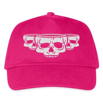 Horror Team Mug Skull - Casquette de baseball Enfant - fuchsia - Devant