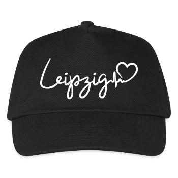 Battements de cœur de Leipzig - Casquette de baseball Enfant - noir - Devant