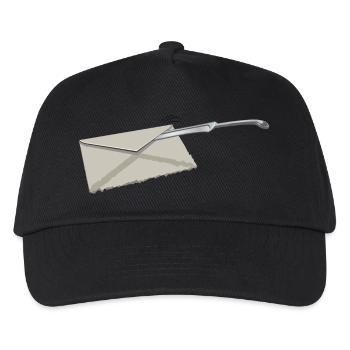Ouvre-lettre | Coupe-papier - Casquette de baseball Enfant - noir - Devant