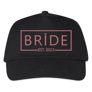 2023 Fiançailles Mariage Douche nuptiale - Casquette de baseball Enfant - noir - Devant