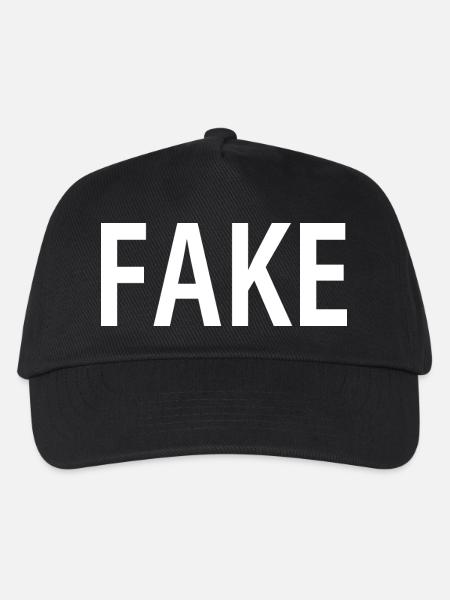 Fake - Kids’ Baseball Cap - black