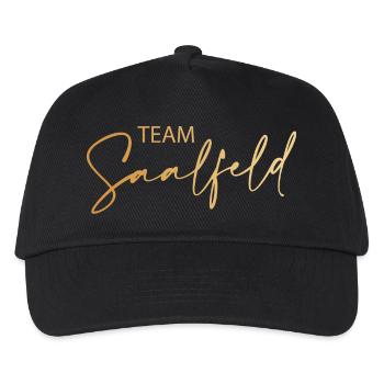 Sturm der Liebe Team Saalfeld Cap - Kinder Basecap - Schwarz - Vorne