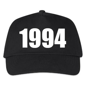 Personalize 1994 Birthday Template Design - Kids’ Baseball Cap - black - Front
