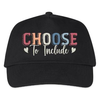 Choose To Include For Autism Teacher SPED - Kids’ Baseball Cap - black - Front