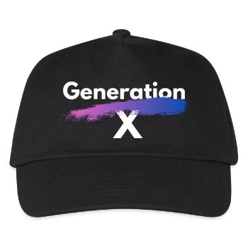 Generation X - Kinder Basecap - Schwarz - Vorne