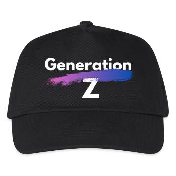 Generation Z - Kinder Basecap - Schwarz - Vorne