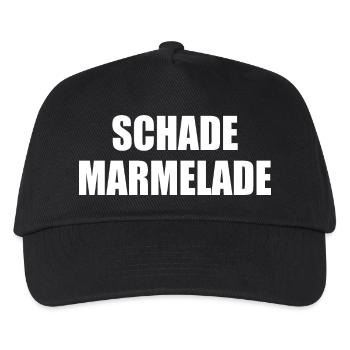Schade Marmelade - Kinder Basecap - Schwarz - Vorne