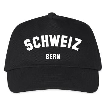 BERNE Suisse Suisse Suisse - Casquette de baseball Enfant - noir - Devant
