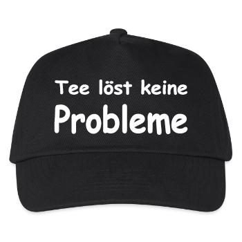 Tee - Kinder Basecap - Schwarz - Vorne