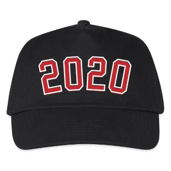 Sport Geburtsjahr 2020 - Kinder Basecap - Schwarz - Vorne
